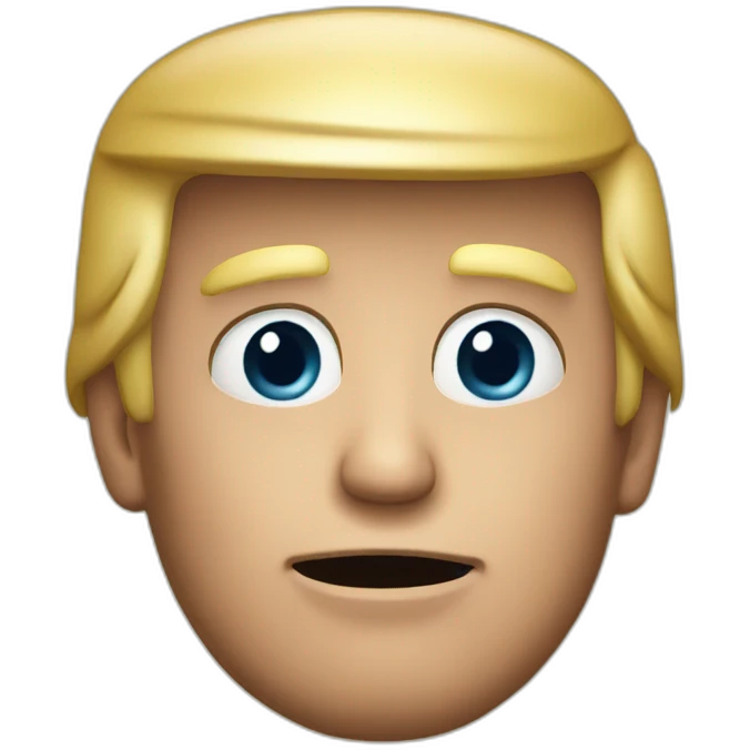 Donald Trump face emoji