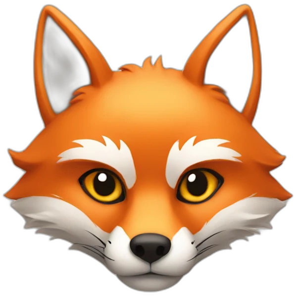 fox with fan of 9 tails emoji
