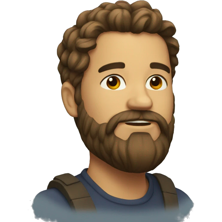Bearded person majestic emoji