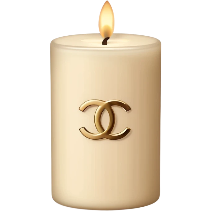 beige Chanel candle emoji
