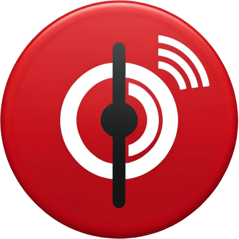 Minimalist “No Wi-Fi” icon, flat vector style on white background. A clean black Wi-Fi signal symbol inside a bold red circle with a diagonal clearly shows no internet connection or poor connection. No text, shadows, or extra details emoji