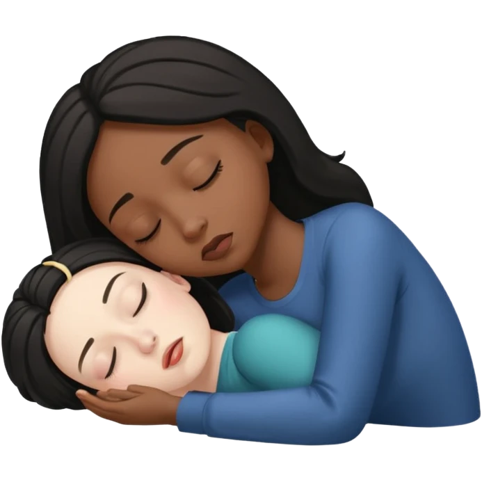 Fainting black girl emoji