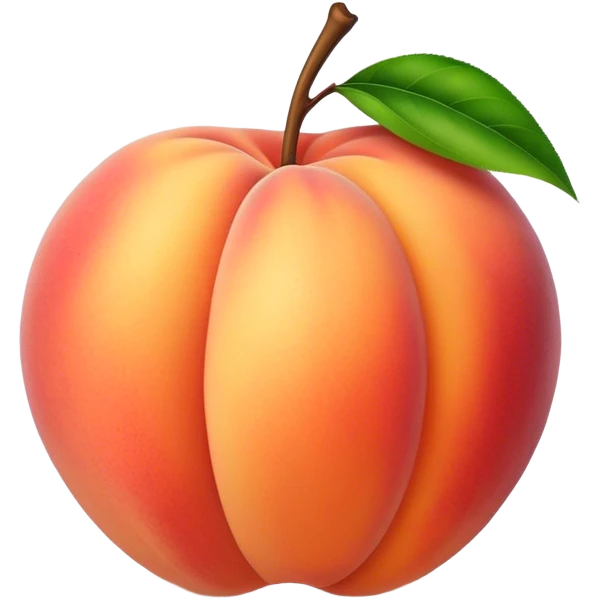Peach emoji