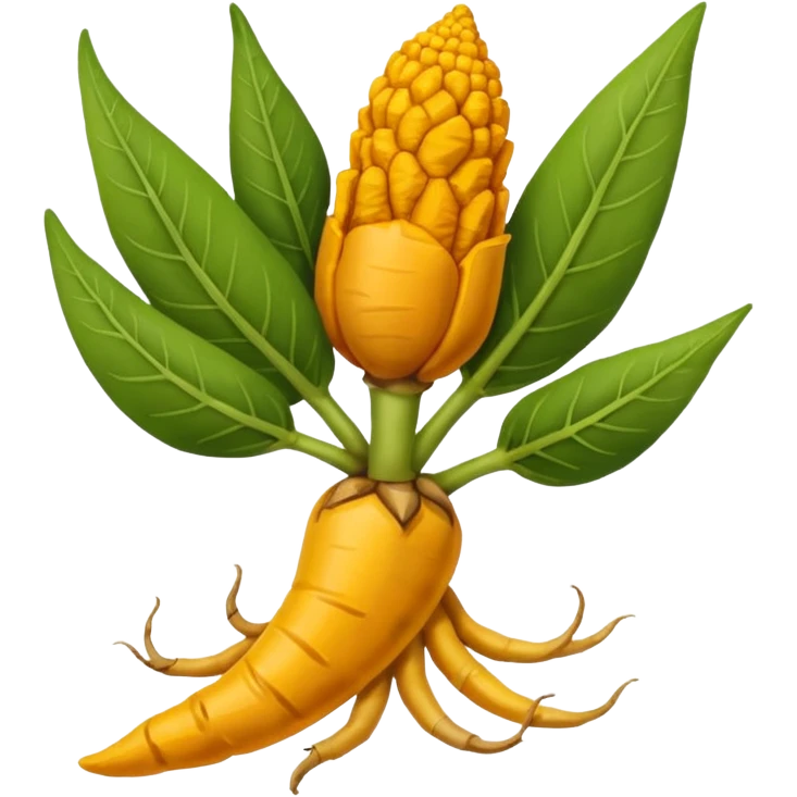 tumeric root emoji