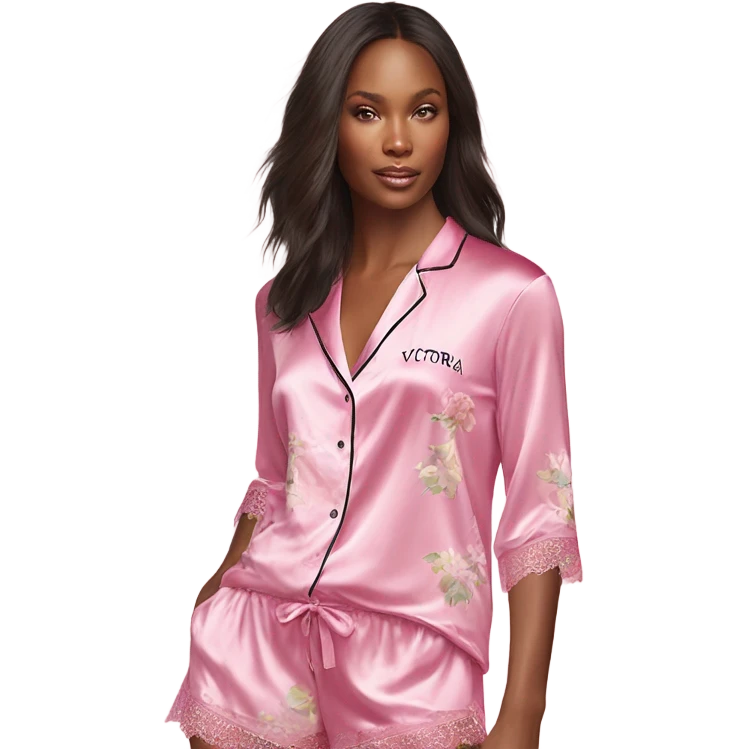 Victoria's secrets pijama emoji