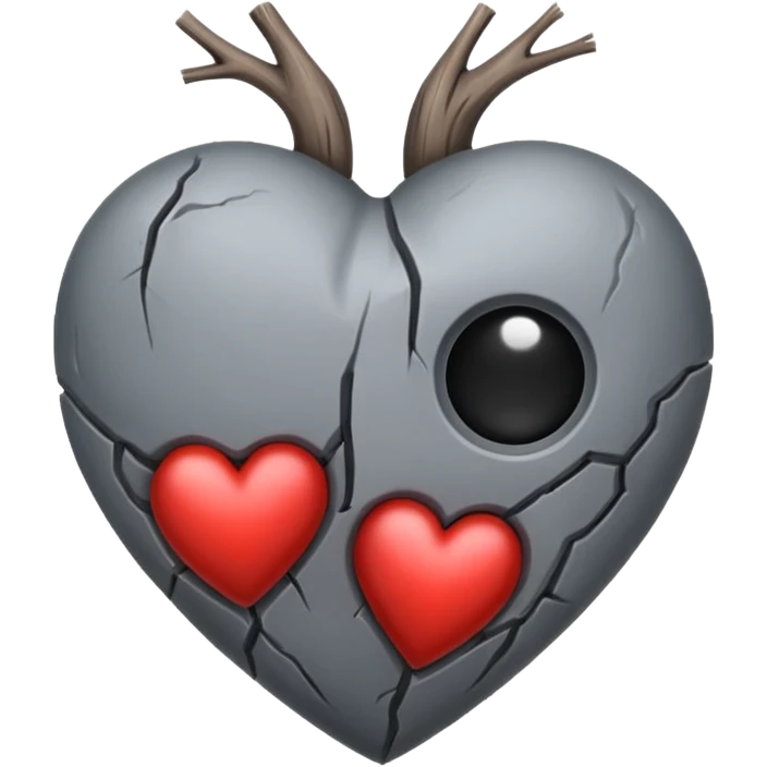 Dead heart  emoji