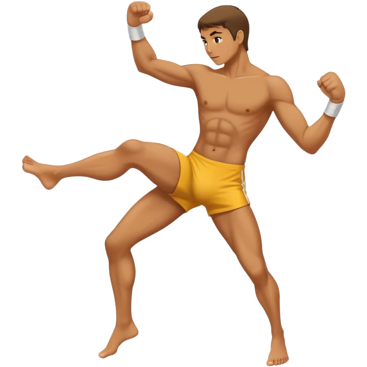 Leg kick  emoji