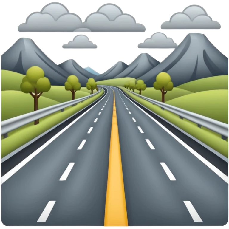 CARRETERA sin cuadro pero con paisajes de lado 

 emoji