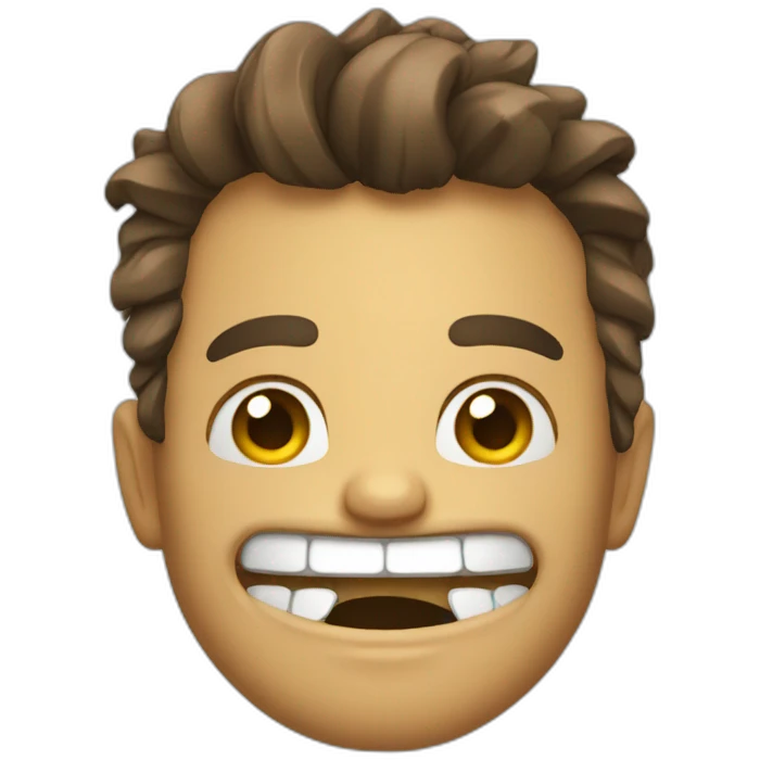 big arrogant smile emoji