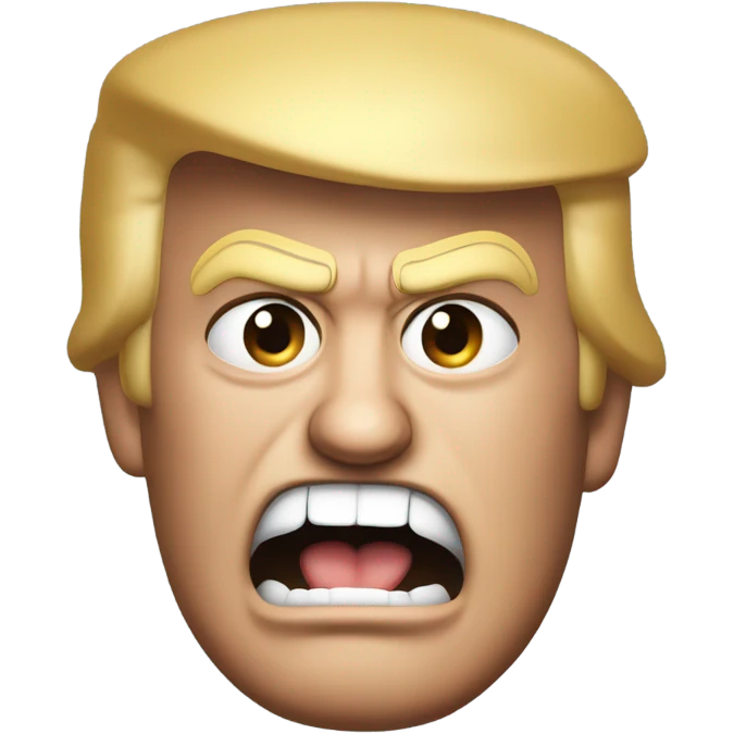 Angry donald trump  emoji