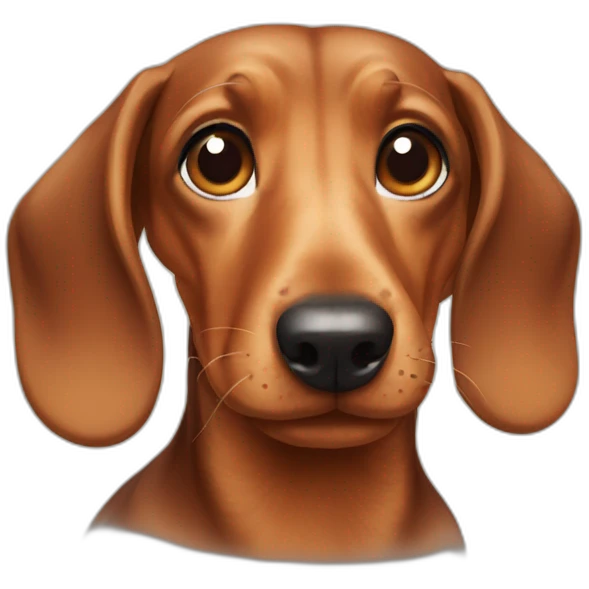 daschund emoji