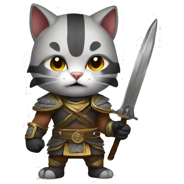 Cat warrior  emoji