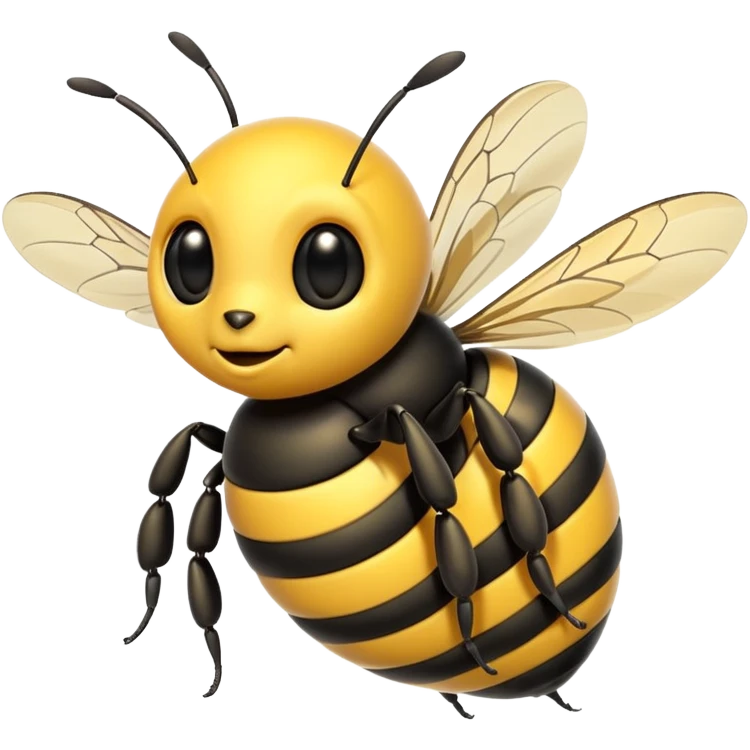 a bee emoji