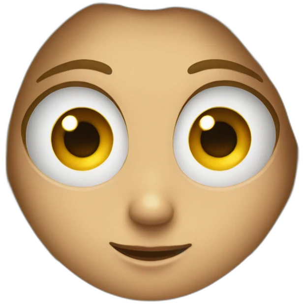 Un emoji qui pousse les yeux emoji