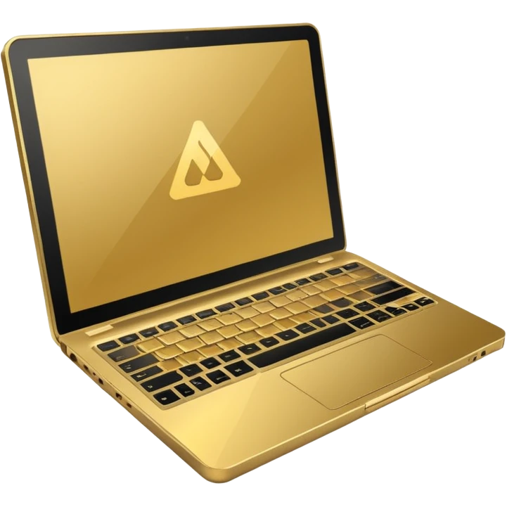 gold laptop with ableton emoji