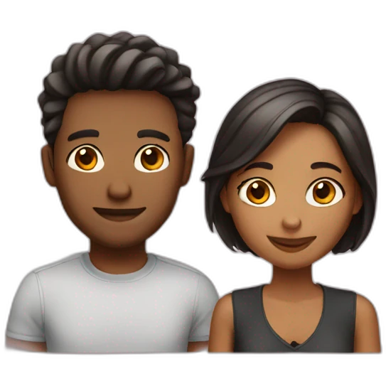 2 couple emoji
