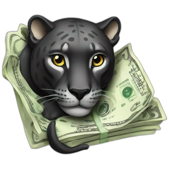 Panthere dollars emoji