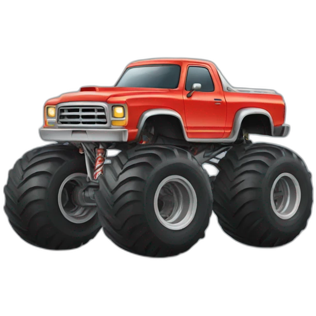 Monster truck emoji