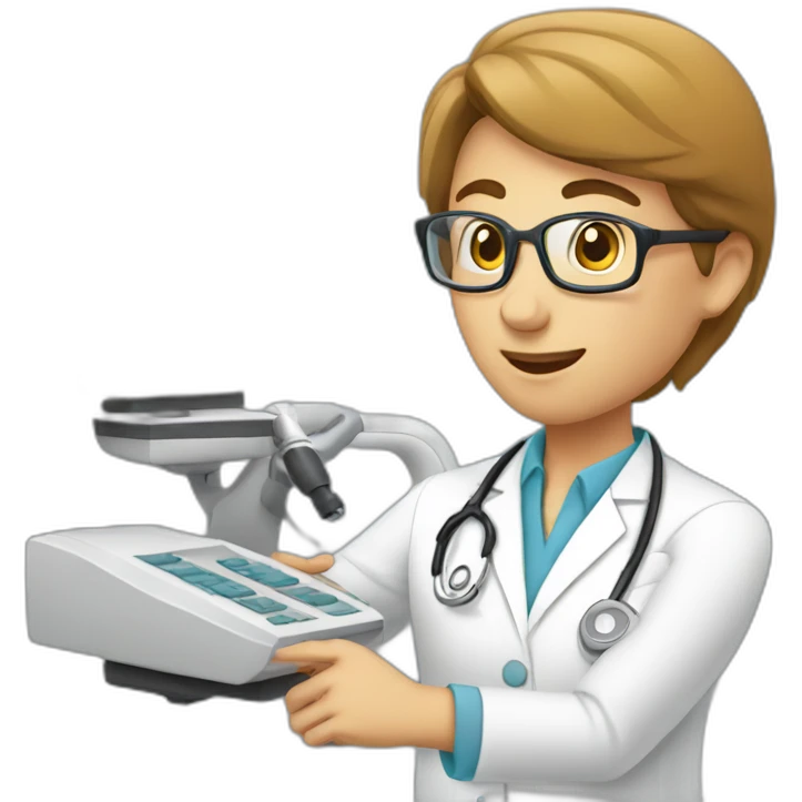 Radiologist-performing-ultrasound emoji