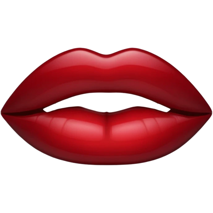 Gothic lips emoji