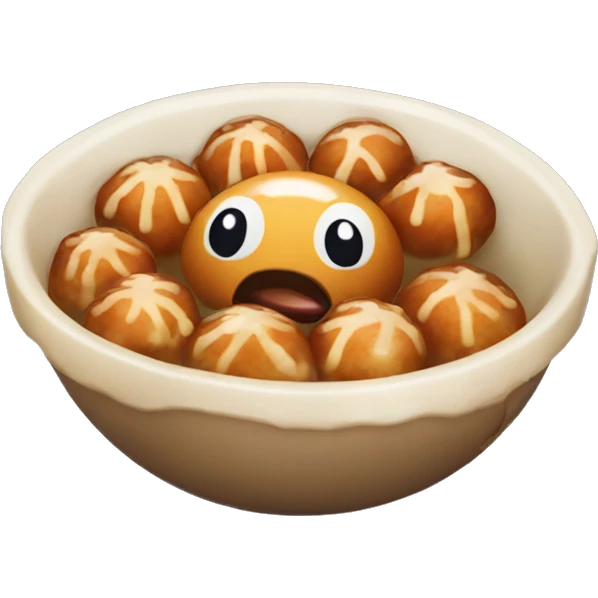 Takoyaki polpo balls dish emoji
