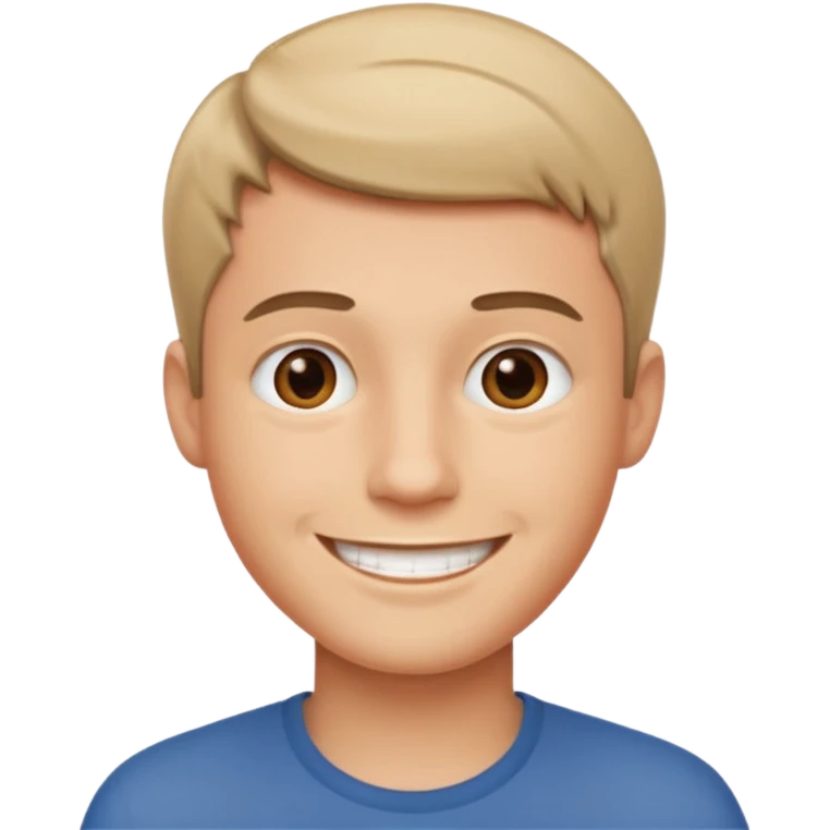 short haired man emoji