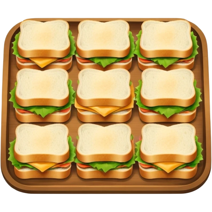 sandwich tray emoji