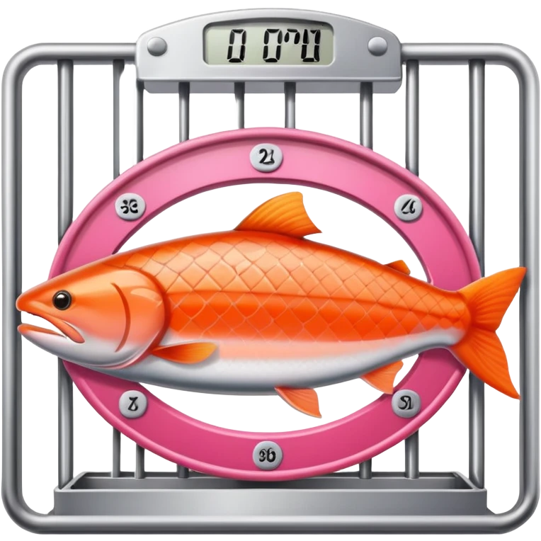 salmon behind bars emoji