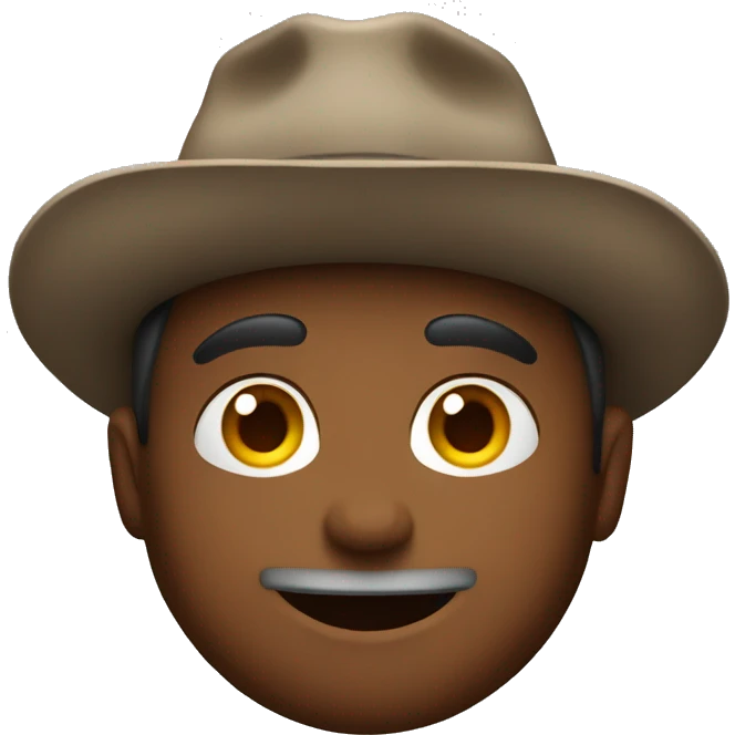 guy with hat emoji