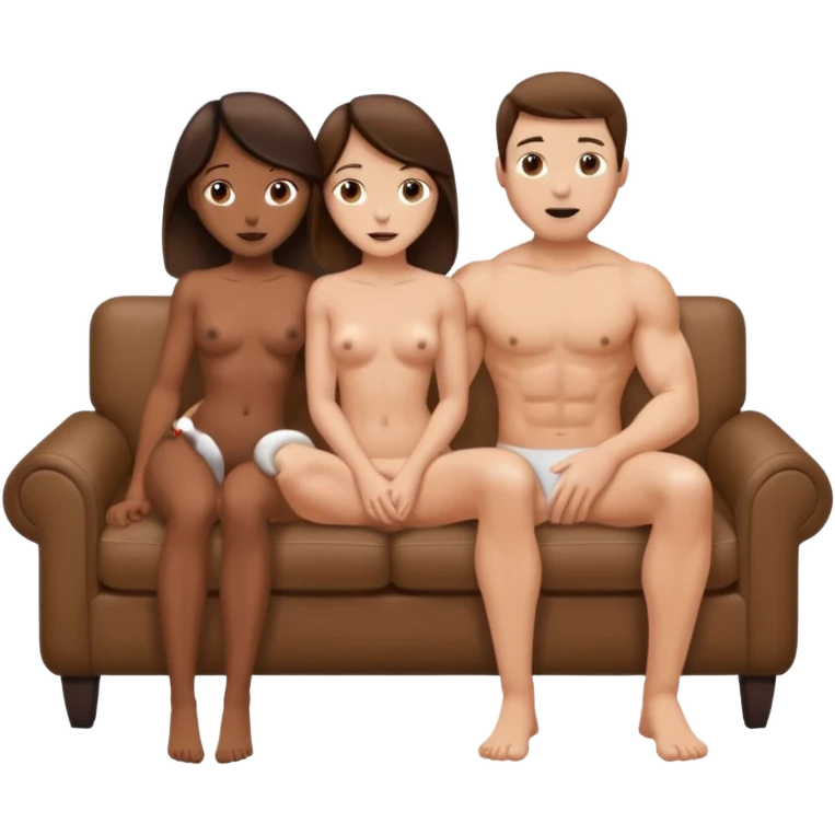 Couple doggy style on couch naked emoji