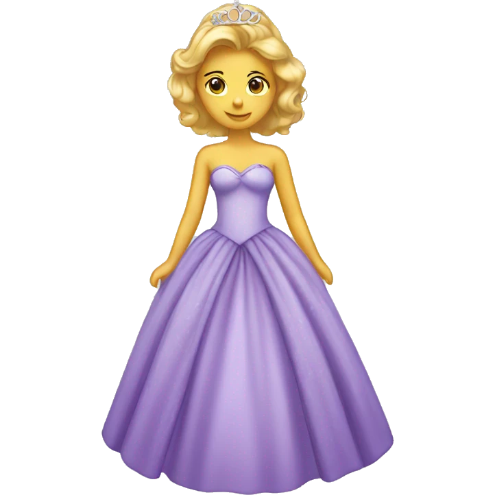 Princess dress emoji