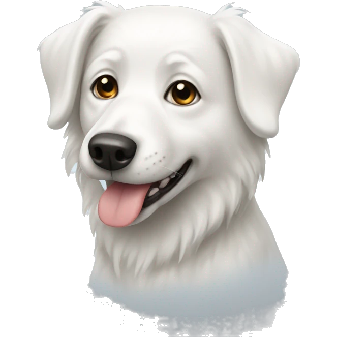 White dog emoji