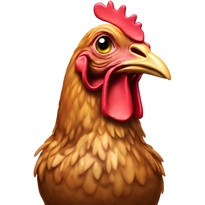 Chicken dripped out emoji