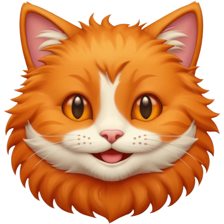 A happy cat face emoji