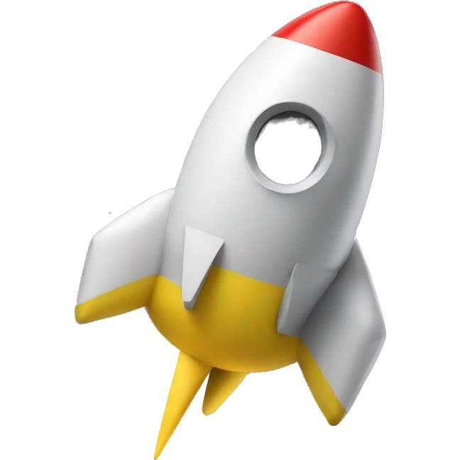 PikaChu on rocket in Space  emoji
