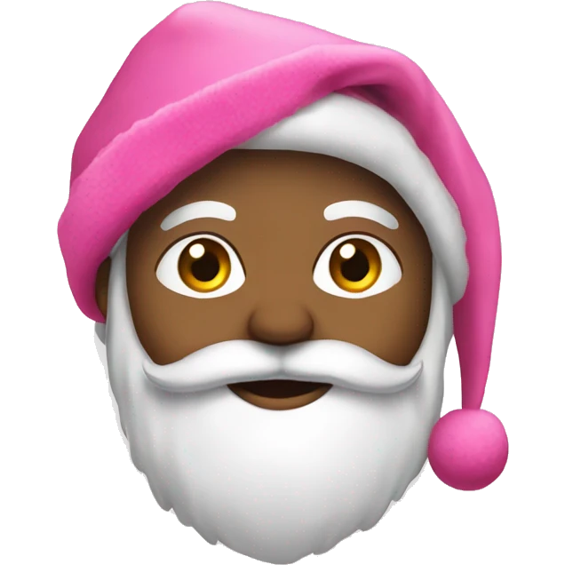 Pink Christmas emoji