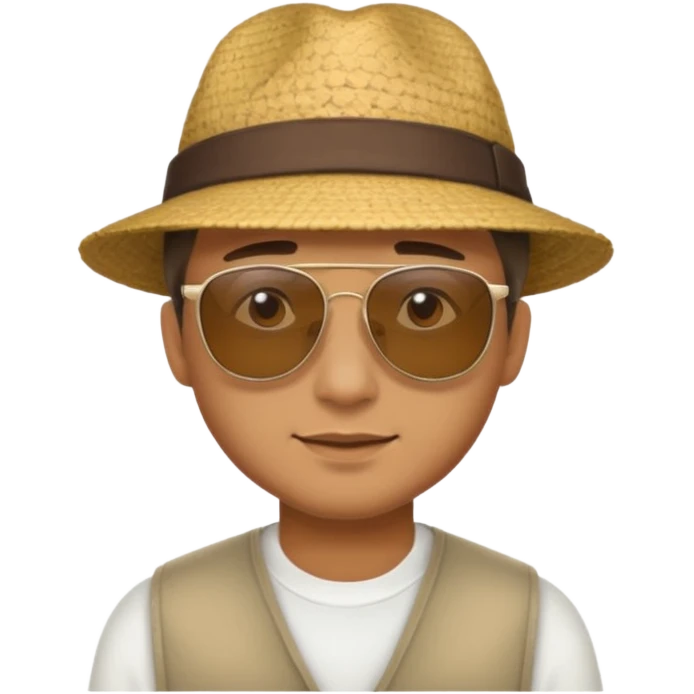 man looking for someone emoji