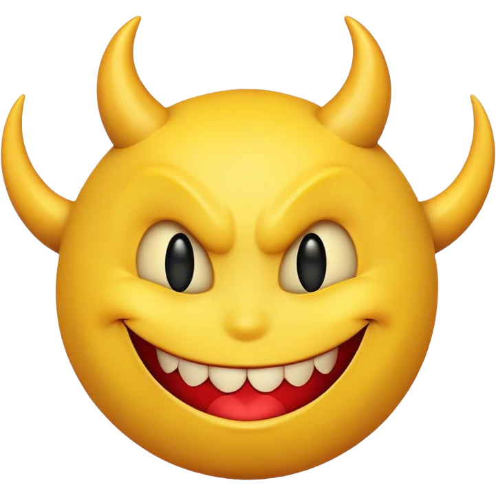 Smiley face with a Devilish side smile emoji