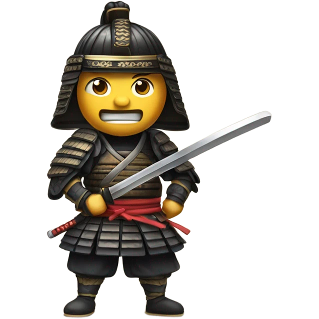 Samurai with a sword emoji