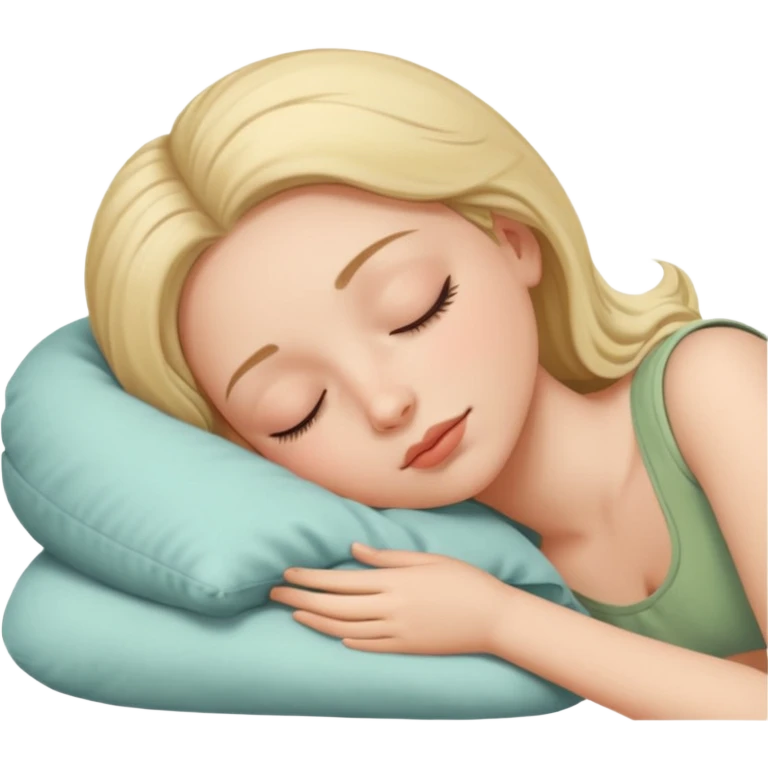 Девушка спит   emoji