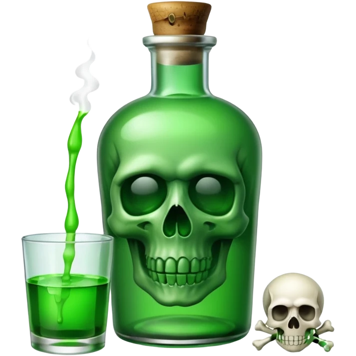 bottle of poison emoji