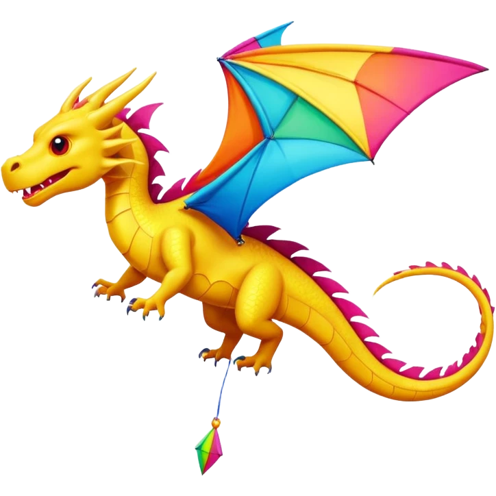 dragon shape kite emoji