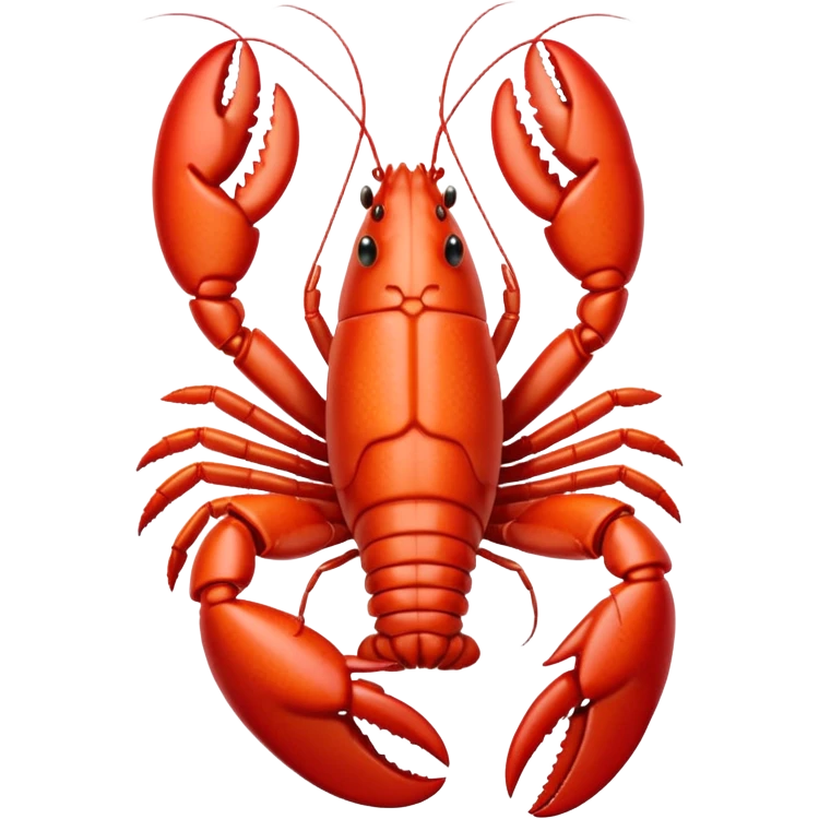 White white lobster  emoji