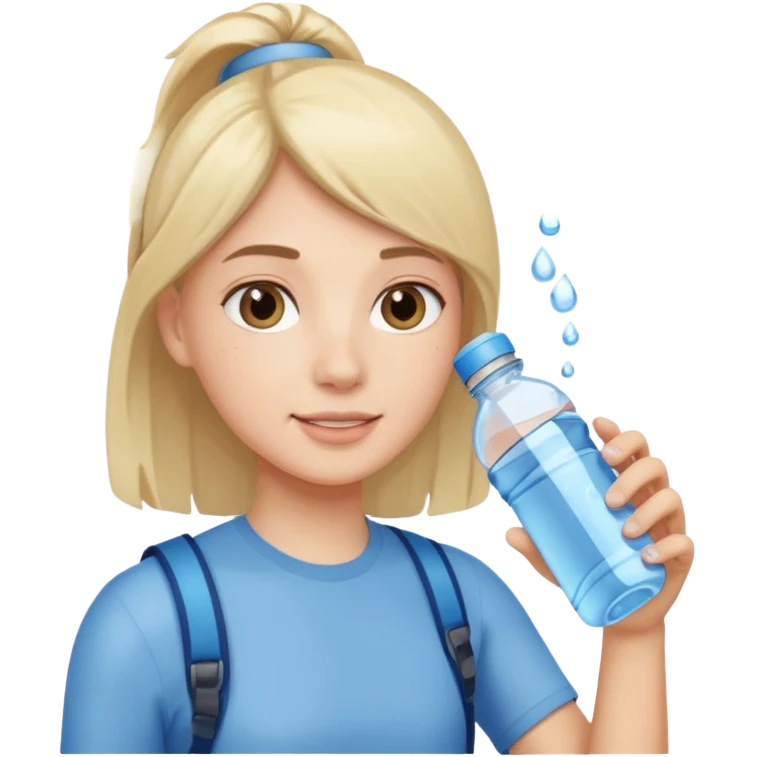 Drink 2 Liters of Water a Day Challenge emoji