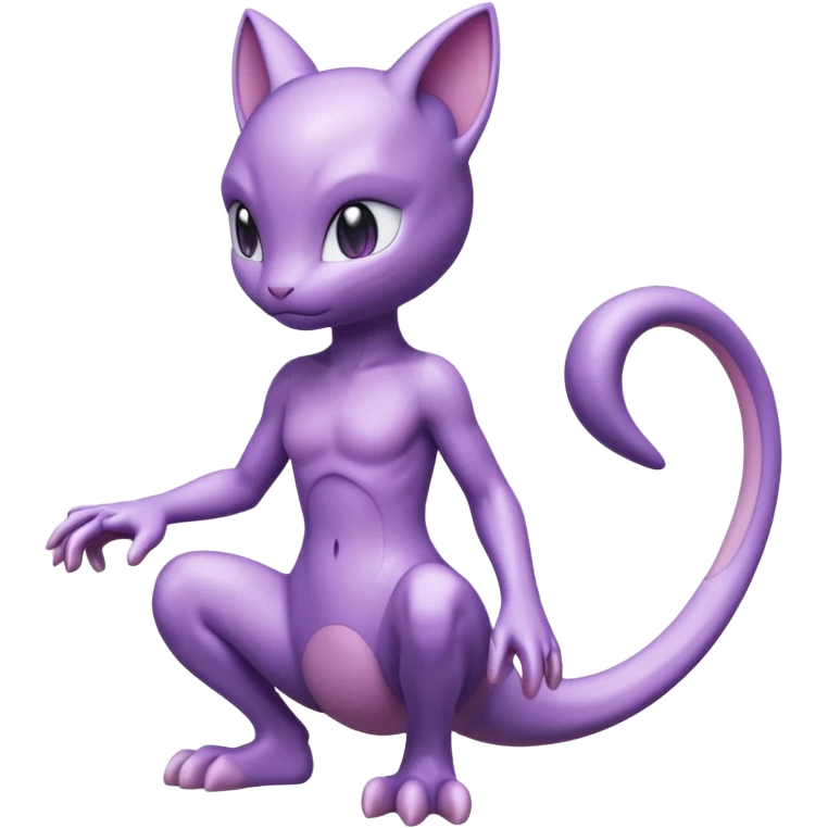 Pokemon legendary glitter purple and pink mewtwo emoji