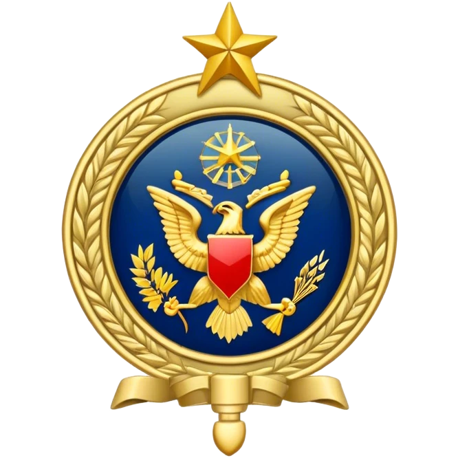 military badge
 emoji