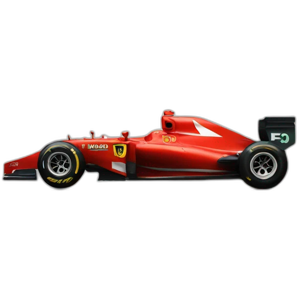 f1 car ferrarie emoji