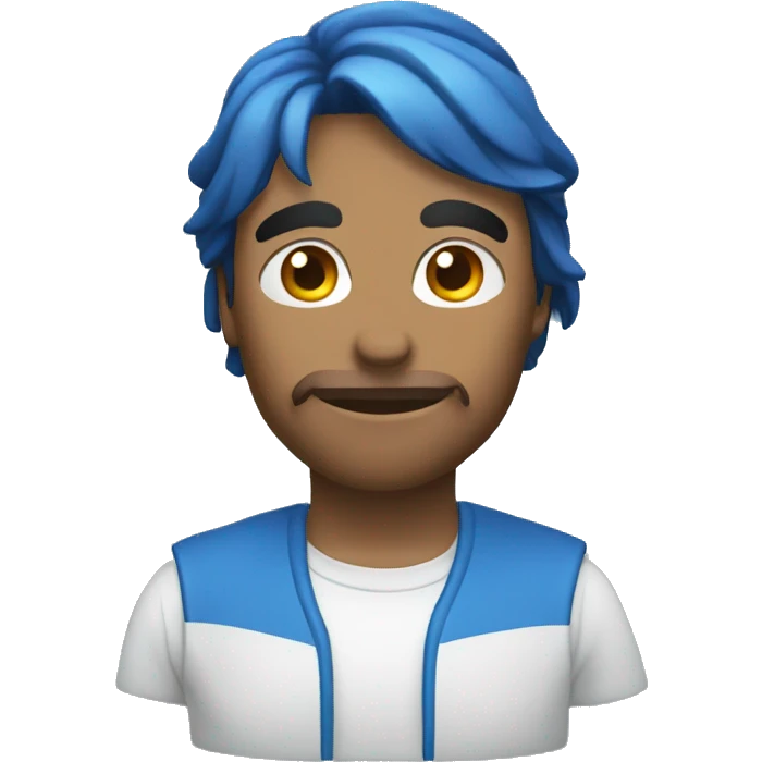Lazo azul emoji