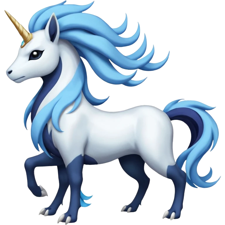 Suicune-Absol-Rapidash-Fakémon-hybrid-creature (full body)  emoji