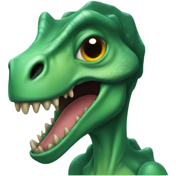 Dinosaur alien emoji